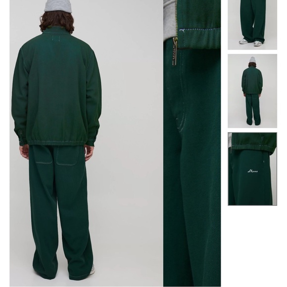boohooMAN Tall L’Homme Contrast Stitch Baggy Pants - Picture 2 of 3